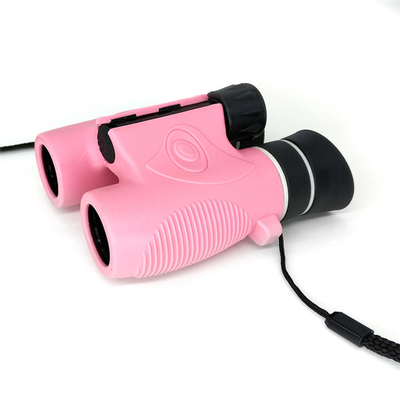 Binocolo ottico dei bambini del prisma Bak4, il binocolo rosa dei bambini antiurto 6x21