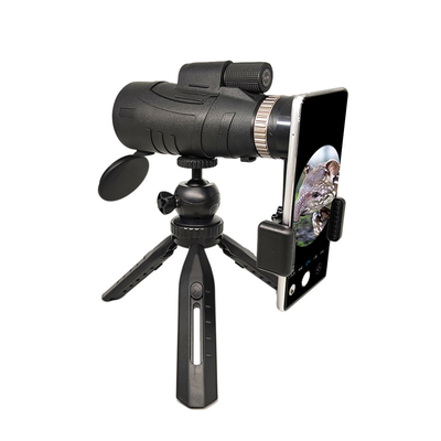 telescopio Bak4 monoculare del telefono cellulare di alto potere 12x50 con il supporto del treppiede