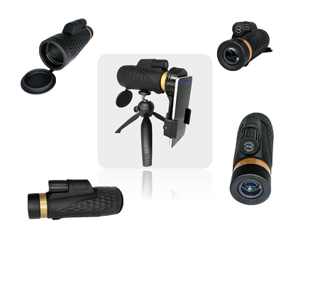telescopio monoculare del telefono cellulare di 18x62 HD Bak4 per il bird-watching di viaggio dei bambini
