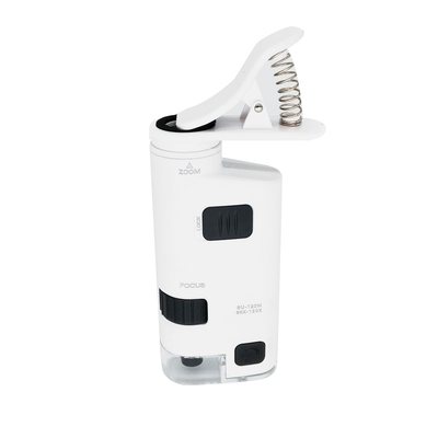 La tasca 80x 120x LED ha acceso il microscopio dello zoom con la lente asferica