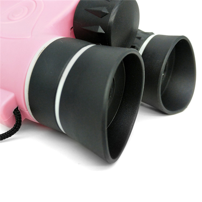 Binocolo ottico dei bambini del prisma Bak4, il binocolo rosa dei bambini antiurto 6x21