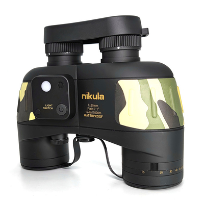 Cammuffi Marine Binoculars militare 7x50mm con la bussola