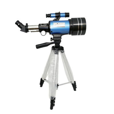 Telescopio astronomico di rifrattore dei principianti 70mm con il treppiede