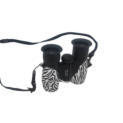 Telescopio antiurto del binocolo 6X21 10X22 dei bambini 8x21 della zebra per i bambini