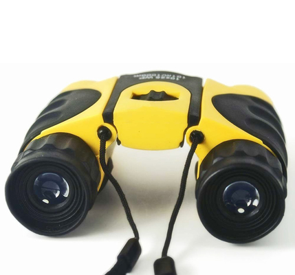 Binocolo piegante nero giallo dei bambini del prisma di tetto di 10x26 10x25 BAK4