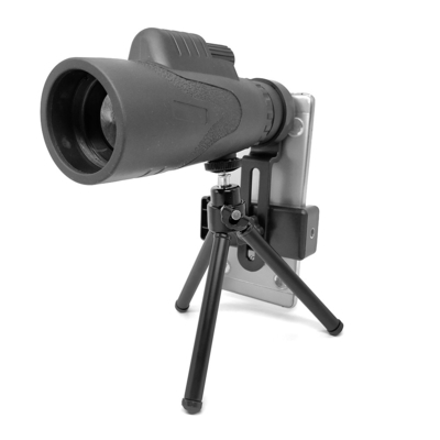 Telescopio 12x50 monoculare per il bird-watching mobile della fauna selvatica che cerca campeggio